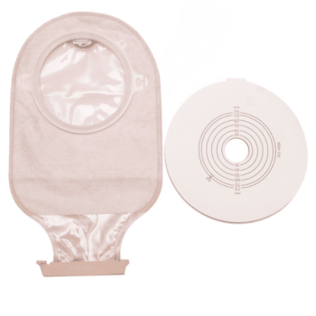 POCHE DE COLOSTOMIE 70MM AVEC SUPPORT REF 2207002F