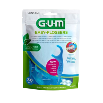 GUM EASY FLOSSERS MENTHOLE CIRE B30 REF 890