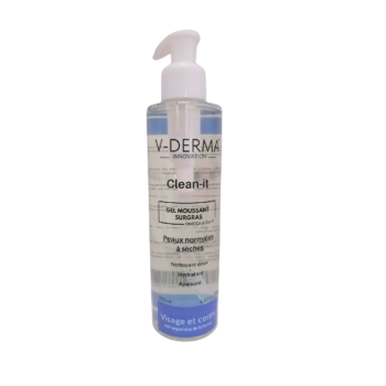 V-DERMA CLEAN-IT GEL NETTOYANT PEAUX SECHES 200ML