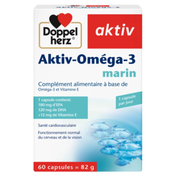 DOPPEL HERZ AKTIV OMEGA 3 MARIN B30 CAPSULES