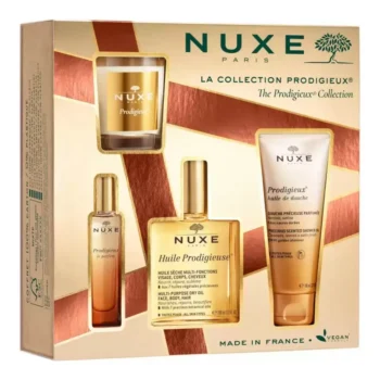 NUXE COFFRET PRODIGIEUX HUILE DE DOUCHE 100ML + PARFUM 50ML + LAIT PARFUME 30ML