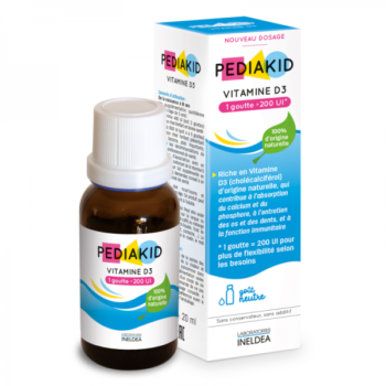 PEDIAKID VITAMINE D3 GOUTTES 20ML