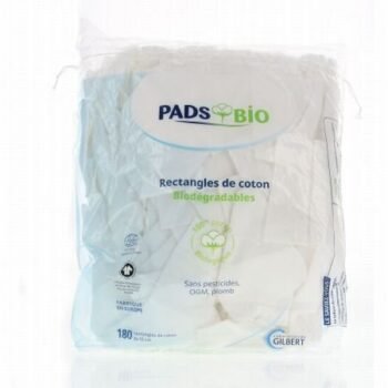GILBERT PADS BIO RECTANGLES DE COTON B180