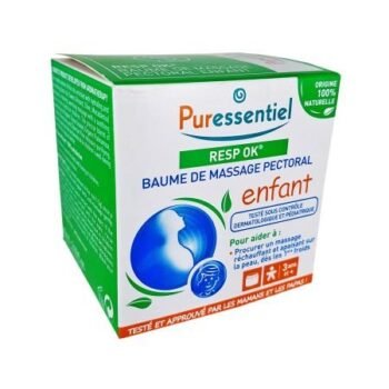 PURESSENTIEL RESP OK BAUME DE MASSAGE PECTORAL ENFANT - POT DE 60 ML