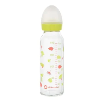 BEBE CONFORT BIBERON DROIT JUNGLE VIBES 0-12MOIS D1 240ML REF 7141
