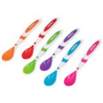 NUBY LONG HANDLE SPOONS CUILLÈRES NORMALE SENSIBLILITE LONGUES +6MOIS B4 REF 24-ID5574