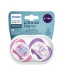 AVENT-sucettes-Ultra-Air-Happy-Filles-6-18-Mois