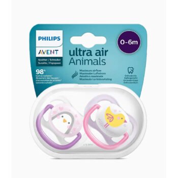 AVENT SUCETTE ORTHODONTIQUE 0-6MOIS GIRL PENG/BIRD REF SCF 080/06