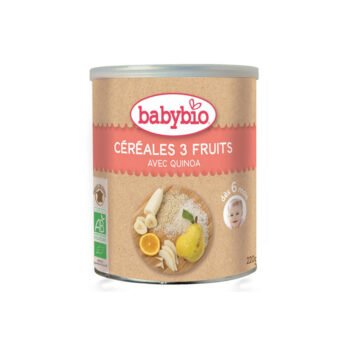 BABYBIO CEREALES 3 FRUITS 220G
