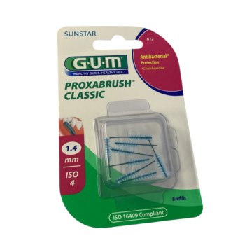 GUM RECHARGE BROSSETTES FINES PAR 8 UNITES 1.4MM REF 612