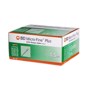 BD MICROFINE PLUS SERINGUE A INSULINE 0.5ML AIGUILLE 31G 6MM SACHET DE 10 REF 324904