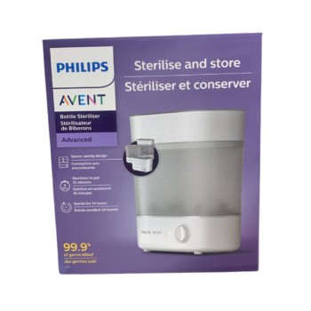 AVENT STERILISATEUR ELECTRIQUE A VAPEUR 3 EN 1 REF SCF284/03