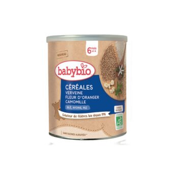 BABYBIO CEREALES VERVEINE CAMOMILLE FLEUR D'ORANGER 220G