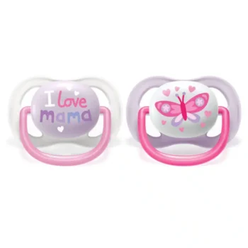 AVENT SUCETTE ULTRA AIR HAPPY 0-6MOIS GIRL MAM/BFL REF SCF 080/02