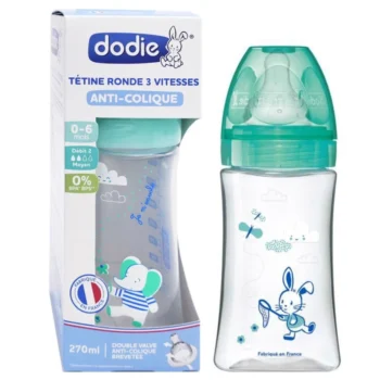 DODIE BIBERON VERT VALENTIN INITIATION 270ML