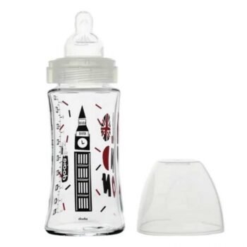DODIE BIBERON SENSATION ANTI-COLIQUE VERRE TETINE PLATE LONDON 270ML