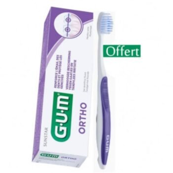 GUM PACK DENTIFRICE ORTHO 75ML + BROSSE A DENTS