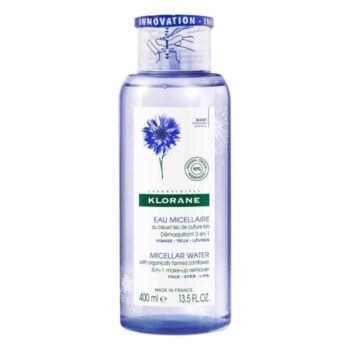 KLORANE BEBE EAU MICELLAIRE AU BLEUT SANS RINCAGE 400ML