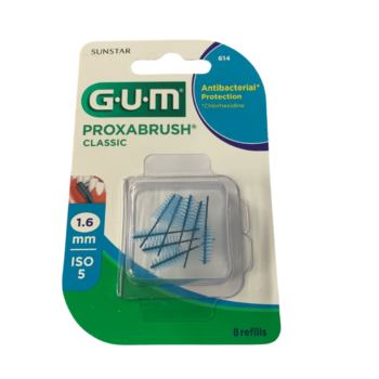 GUM RECHARGE BROSSETTES FINES PAR 8 UNITES 1.6MM REF 614