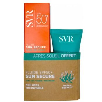 SVR SUN SECURE COFFRET FLUIDE SPF50+ 50ML + APRES SOLEIL 50ML OFFERT